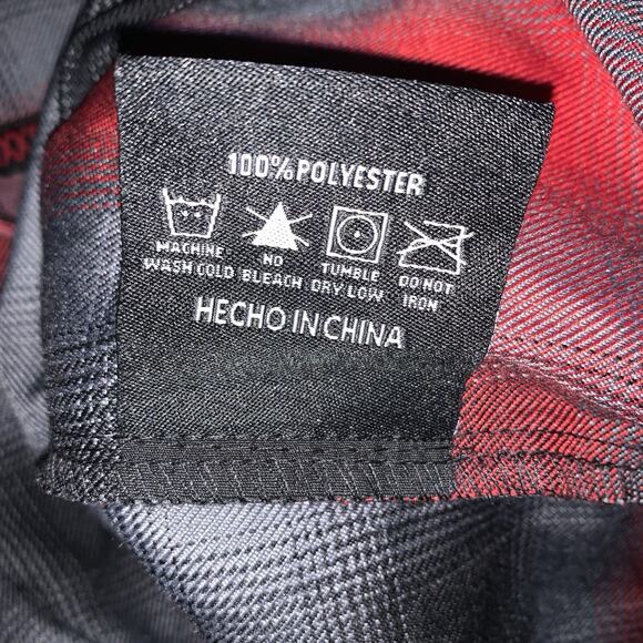 Dixxon Flannel Co. Form and Function Women’s Gray/Red Plaid Button Up Shirt XL - Picture 7 of 7